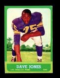 1963 Topps ROOKIE Football Card #44 Rookie Hall of Famer Dave 