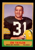 1963 Topps Football Card #87 Hall of Famer Jim  Taylor Green Bay Packers