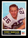 1965 Philadelphia Football Card #49 Hall of Famer Tommy McDonald Dallas Cow
