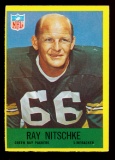 1967 Philadelphia Football Card #79 Hall of Famer Hall of Famer Ray Nitschk