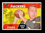 1968 Topps Football Card #1 Hall of Famer Bart Starr Green Bay Packers