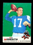 1969 Topps Football Card #75 Don Meredith Dallas Cowboys