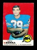 1969 Topps Football Card #120 Hall of Famer Larry Csonka Miami Dolphins