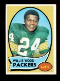 1970 Topps Football Card #261 Hall of Famer Willie Wood Green Bay Packers
