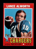 1971 Topps Football Card #10 Hall of Famer Lance Alworth San Diego Chargers