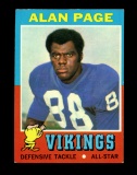 1971 Topps Football Card #71 Hall of Famer Alan Page Minnesota Vikings
