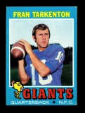 1971 Topps Football Card #120 Hall of Famer Fran Tarkenton New York Giants