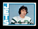 1972 Topps Football Card #100 Hall of Famer Joe Namath New York Jets