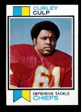 1973 Topps ROOKIE Football Card #167 Rookie Hall of Famer Curley Culp Kansa