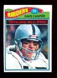 1977 Topps ROOKIE Football Card #380 Rookie Hall of Famer Dave Casper Oakla