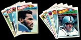 (9) 1977 Topps Football Cards (Rookies)