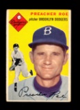 1954 Topps Baseball Card #14 Preacher Roe Brooklyn Dodgers