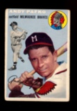 1954 Topps Baseball Card #79 Andy Pafko Milwaukee Braves