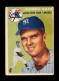 1954 Topps Baseball Card #205 Johnny Sain New York Yankees