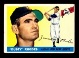 1955 Topps Baseball Card #1 Dusty Rhodes New York Giants