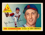 1955 Topps Baseball Card #37 Joe Cunningham St Louis Cardinals