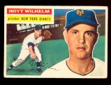 1956 Topps Baseball Card #307 Hall of Famer Hoyt Wilhelm New York Giants