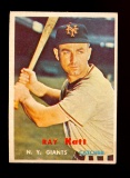 1957 Topps Baseball Card #331 Ray Katt New York Giants
