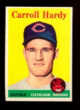 1958 Topps Baseball Card #446 Carroll Hardy Cleveland Indians