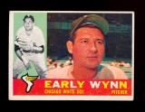 1960 Topps Baseball Card #1 Hall of Famer Early Wynn Chicago White Sox