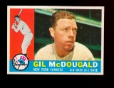 1960 Topps Baseball Card #247 Gil McDougald New York Yankees
