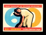 1960 Topps Baseball Card #553 All-Star Bill Skowron New York Yankees
