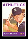 1964 Topps Baseball Card #419 Ken Harrelson Kansas City Athletics