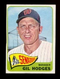 1965 Topps Baseball Card #99 Gil Hodges Manager Washington Senators