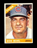 1966 Topps Baseball Card #185 Bob Buhl Chicago Cubs