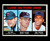 1967 Topps Baseball Card #235 American League Victory Leaders: Jim Kaat-Den