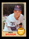 1968 Topps Baseball Card #350 Hall of Famer Hoyt Wilhelm Chicagp White Sox