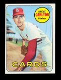 1969 Topps Baseball Card #255 Hall of Famer Steve Carlton St Louis Cardinal
