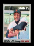 1970 Topps Baseball Card #250 Hall of Famer Willie McCovey San Francisco Gi