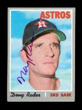 1970 Topps AUTOGRAPHED Baseball Card #355 Doug Rader Houston Astros