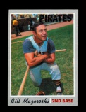 1970 Topps Baseball Card #440 Hall of Famer Bill Mazeroski Pittsburgh Pirat