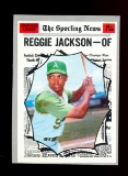 1970 Topps Baseball Card #459 All-Star Hall of Famer Reggie Jackson Oakland