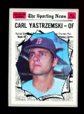 1970 Topps Baseball Card #461 All-Star Hall of Famer Carl Yastrzemski Bosto