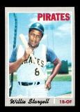 1970 Topps Baseball Card #470 Hall of Famer Willie Stargell Pittsburgh Pira