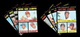 (8) 1971 Topps Baseball Cards (Leader Cards)