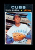 1971 Topps Baseball Card #280 Hall of Famer Fergie Jenkins Chicago Cubs
