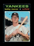 1971 Topps Baseball Card #635 Bobby Murcer New York Yankees