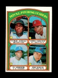 1972 Topps Baseball Card #93 National League Pitching Leaders: Tom Seaver-F