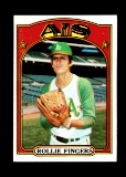 1972 Topps Baseball Card #241 Hall of Famer Rollie Fingers Oakland Athletic