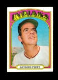 1972 Topps Baseball Card #285 Hall of Famer Gaylord Perry Cleveland Indians