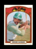 1972 Topps Baseball Card #435 Hall of Famer Reggie Jackson Oakland A's