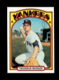 1972 Topps Baseball Card #441 Thurman Munson New York Yankees
