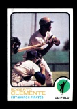 1973 Topps Baseball Card #50 Hall of Famer Roberto Clemente Pittsburgh Pira