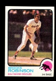 1973 Topps Baseball Card #90 Hall of Famer Brooks Robinson Baltimore Oriole