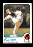 1973 Topps Baseball Card #160 Hall of Famer Jim Palmer Baltimore Orioles