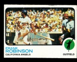 1973 Topps Baseball Card #175 Hall of Famer Frank Robinson California Angel